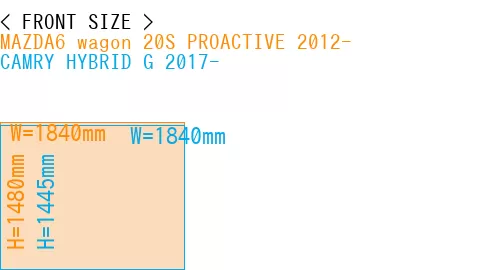 #MAZDA6 wagon 20S PROACTIVE 2012- + CAMRY HYBRID G 2017-